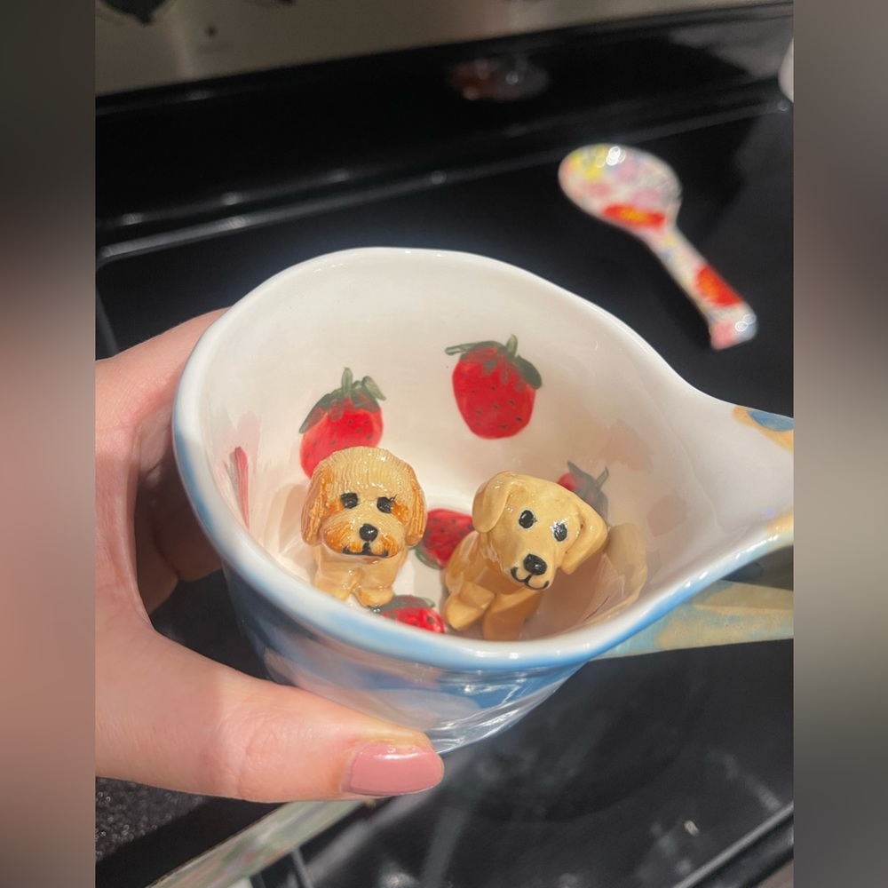 Handmade Ceramic Dog Mug